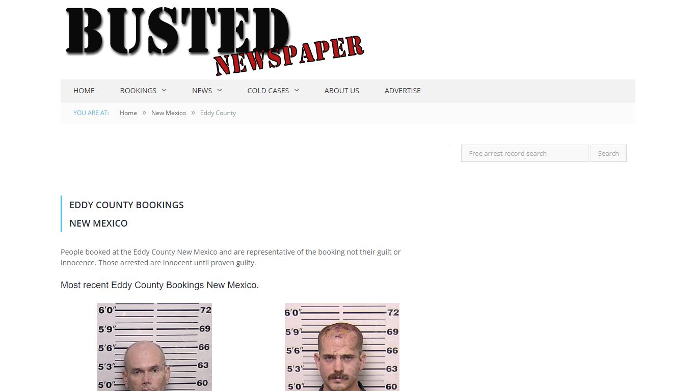 Eddy County, NM Mugshots - BUSTEDNEWSPAPER.COM